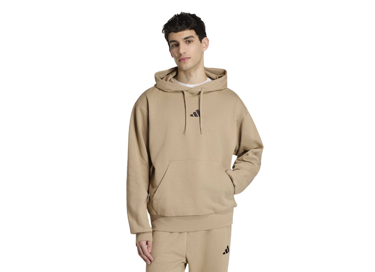 Adidas Essentials feelcozy fleece hoodie wonder cargo heren