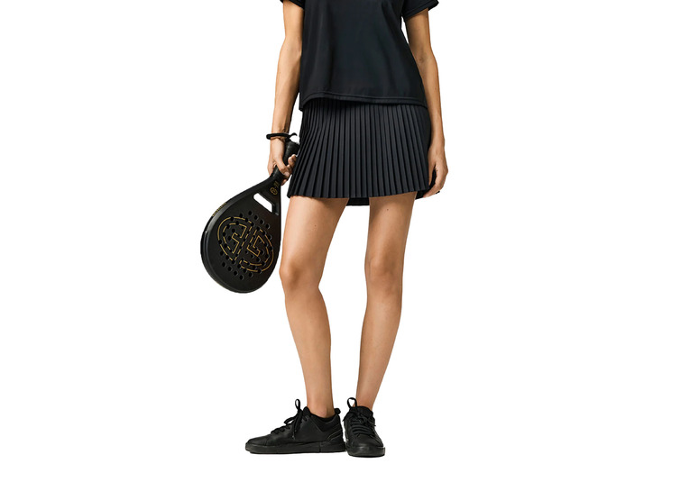 Goldbergh Plisse rok zwart dames