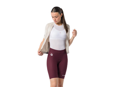 Castelli Espresso 2 short deep bordeaux dames