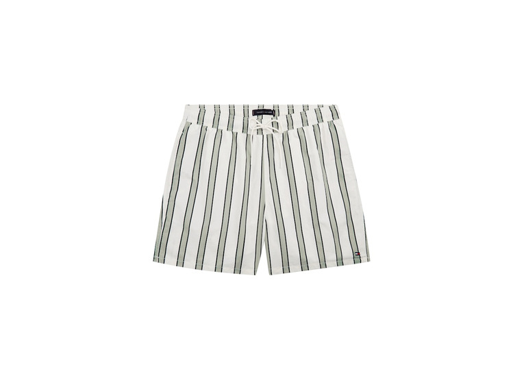 Tommy Hilfiger print zwemshort deck chair stripe minty grey heren