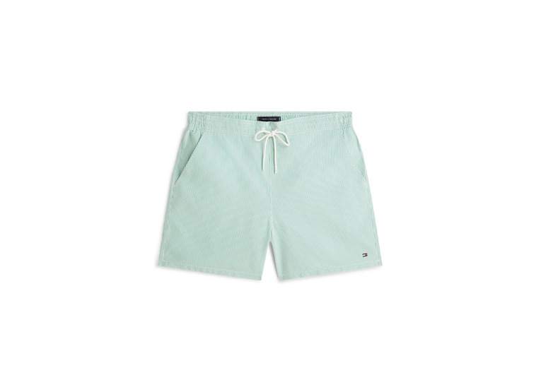 Tommy Hilfiger essential ithaca stripe zwemshort jade wink heren