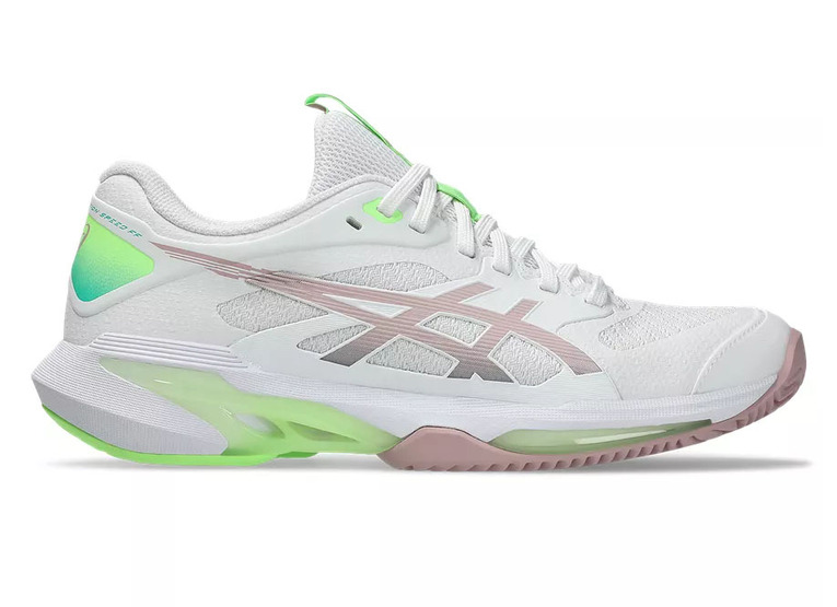 Asics Solution Speed FF 4 Clay tennisschoen wit/morganite dames
