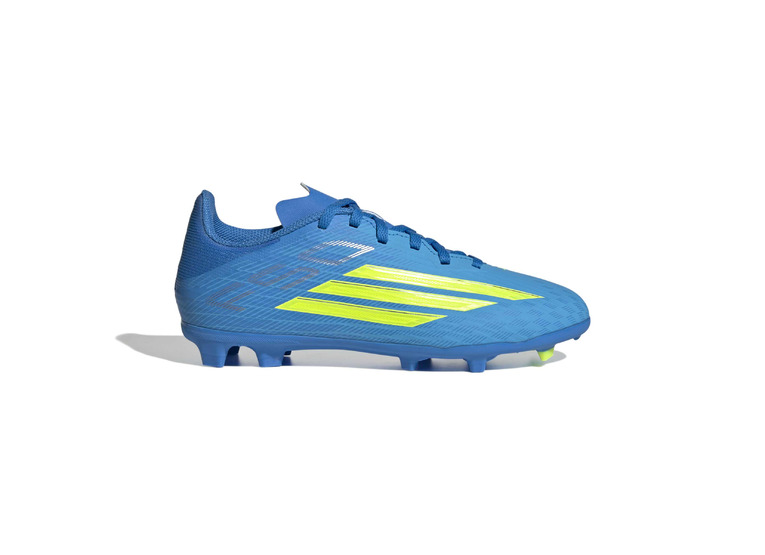 Adidas F50 LEAGUE FG/MG voetbalschoen lucid ray blue KIDS