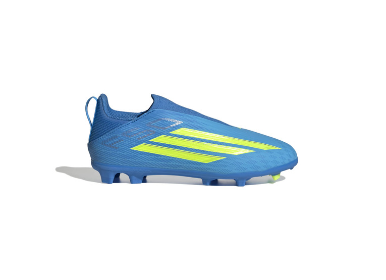 Adidas F50 LEAGUE veterloze FG/MG voetbalschoen lucid ray blue Kids