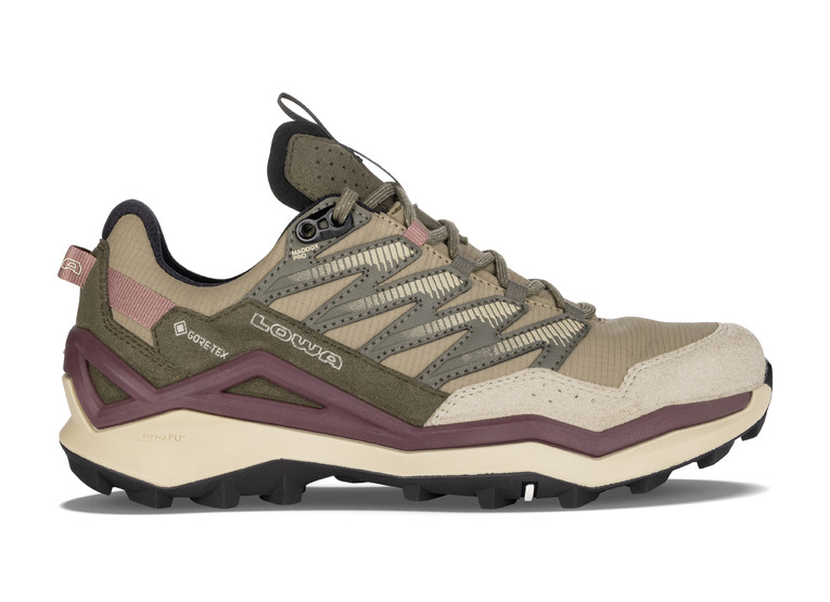 Lowa Maddox Pro GTX Lo wandelschoen desert/oldrose dames