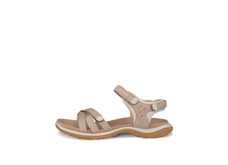 Ecco Offroad Roam Lea tex sandalen nude/limestone dames