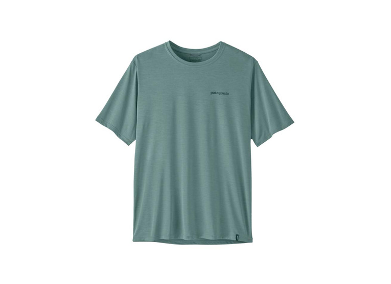 Patagonia cap cool daily T-shirt blue sage heren