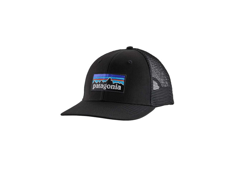 Patagonia logo trucker pet zwart unisex