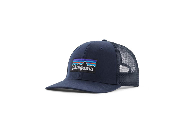Patagonia logo trucker pet new navy unisex