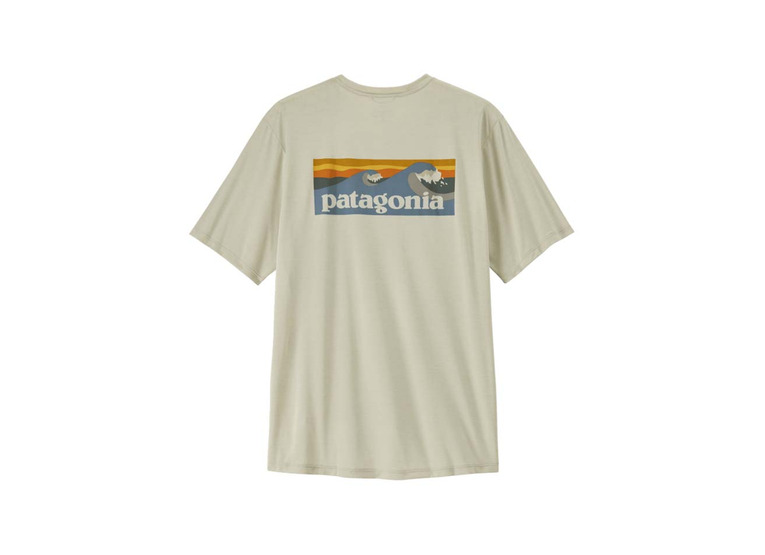 Patagonia cap cool daily T-shirt dyno white heren