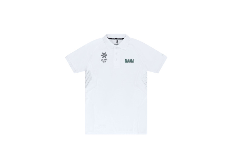 Osaka polo jersey wit heren