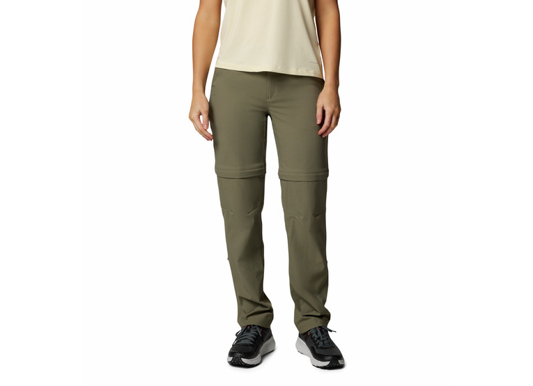 Columbia Leslie falls hiking convertible broek stone green dames