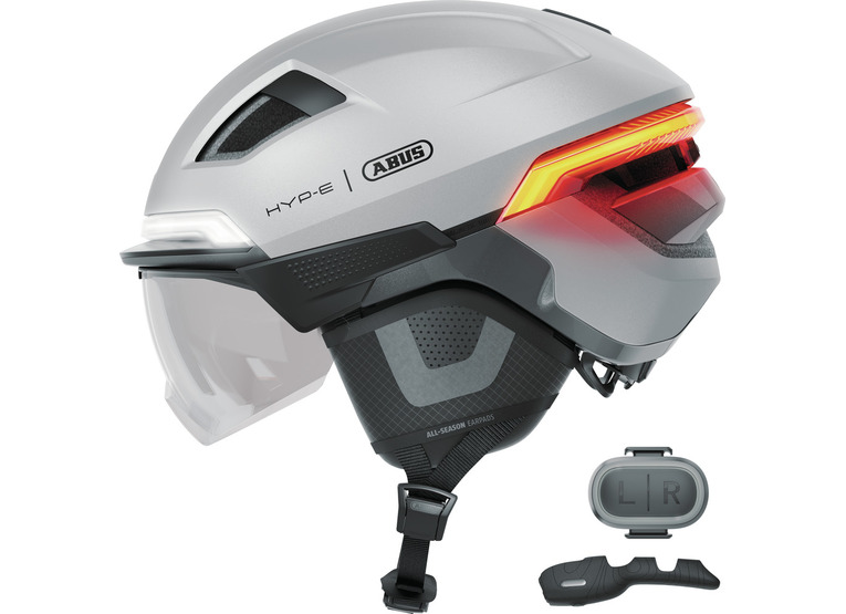 Abus Hyp-E BL.ACE fietshelm L gleam silver unisex Abus Hyp-E BL.ACE fietshelm L gleam silver unisex