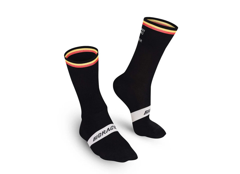 Bioracer belgium fietssokken zwart unisex Bioracer belgium fietssokken zwart unisex