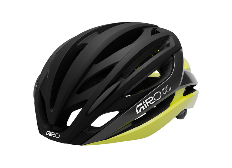 Giro Syntax MIPS fietshelm mat zwart/hi viz unisex
