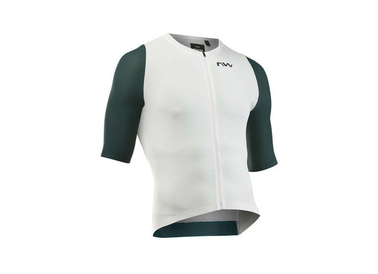 Northwave Extreme EVO jersey wit/petrolium heren