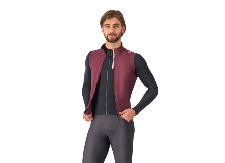 Castelli Espresso vest bordeaux heren