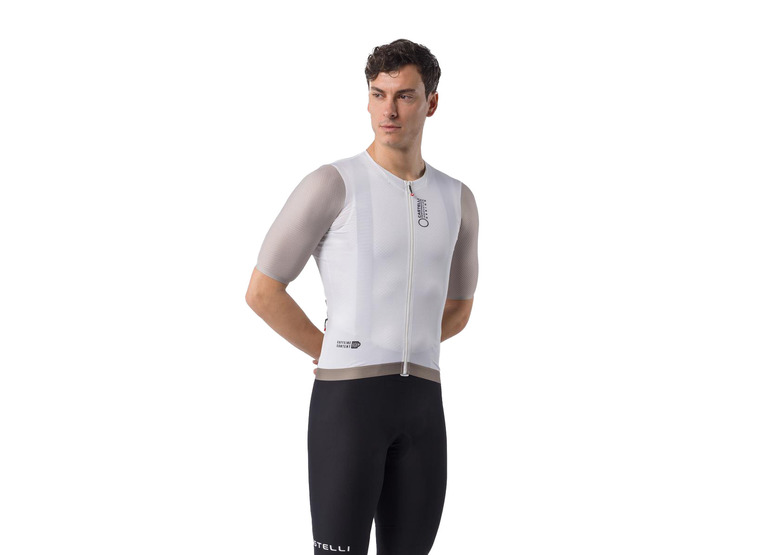 Castelli Corretto jersey ivory/clay heren