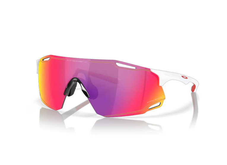 Oakley Cybr Dyno fietsbril wit/prizm road