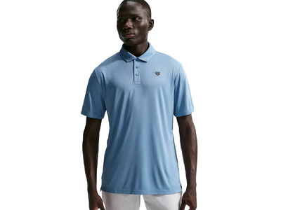 Nike Par Dri-FIT golfpolo work blue heren Nike Par Dri-FIT golfpolo work blue heren