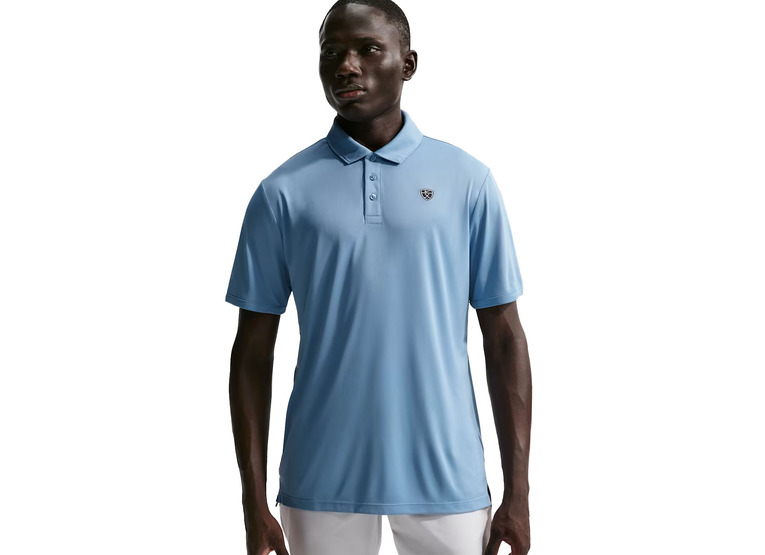 Nike Par Dri-FIT golfpolo work blue heren