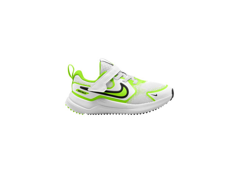 Nike Cosmic runner loopschoen wit/volt KIDS