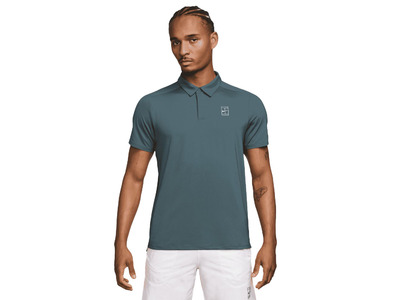 NikeCourt Advantage Dri-FIT tennispolo mineral slate heren
