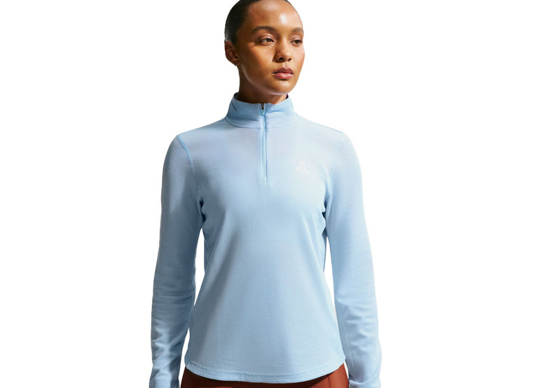Nike Dri-FIT ACG trail half zip midlayer blauw dames