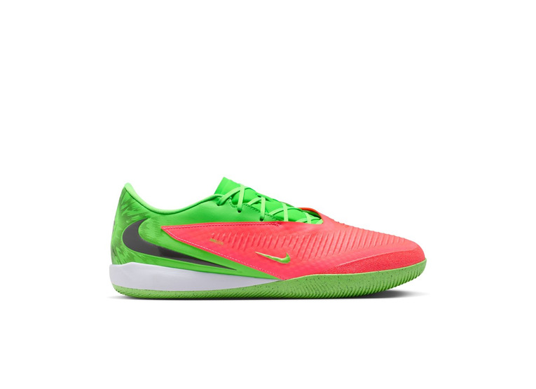 Nike Phantom 6 low academy EH IC voetbalschoen hot punch/green strike