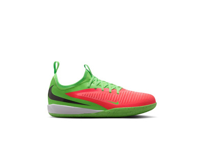 Nike Jr. Phantom 6 low academy EH IC voetbalschoen hot punch/green strike KIDS