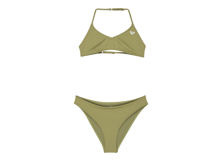 Roxy Solid active bikiniset oil green meisjes