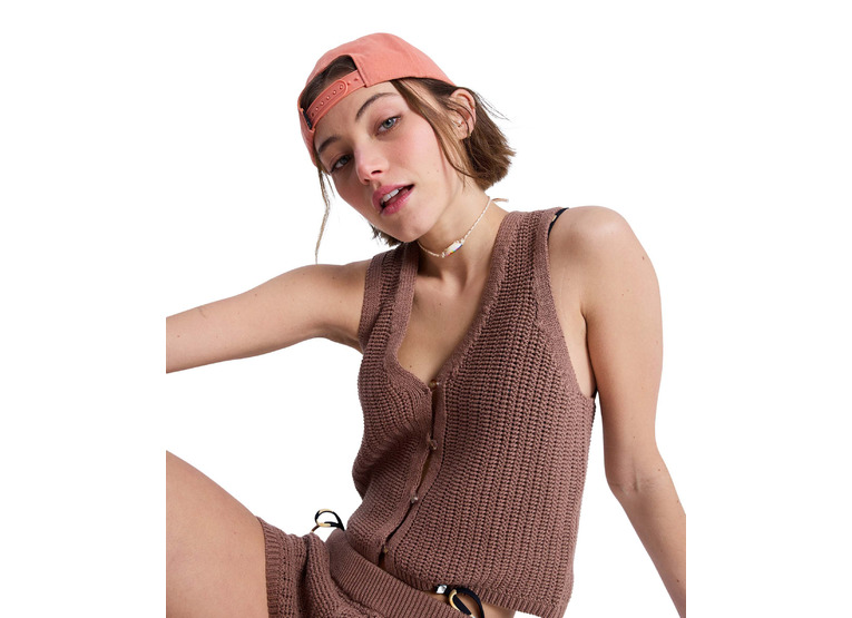 Roxy Beach bungalow gebreide top bruin dames