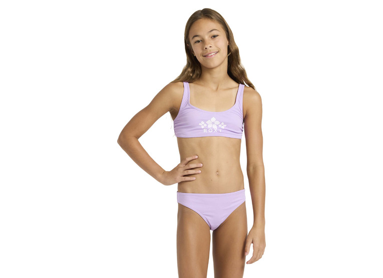 Roxy Solid active bikiniset crocus petal meisjes