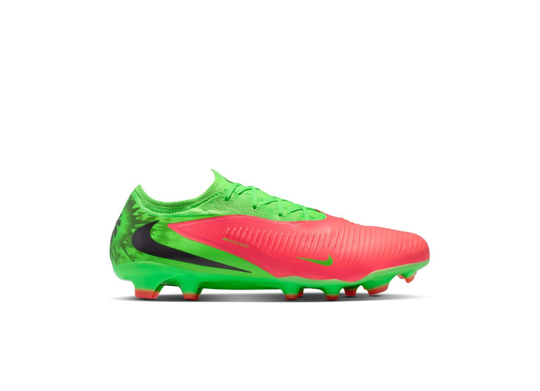 Nike Phantom 6 low pro EH FG voetbalschoen hot punch/green