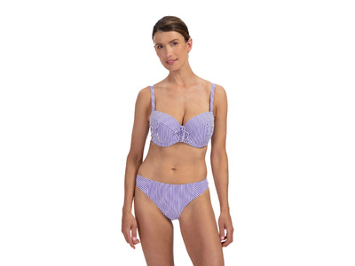 Cyell seersucker bikini D-cup blauw/wit dames