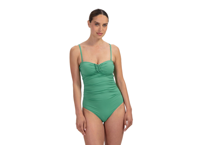 Cyell Green oasis padded bandeau badpak B-cup groen dames