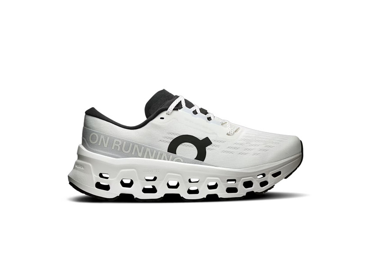 On Cloudmonster 3 loopschoen wit/zwart dames