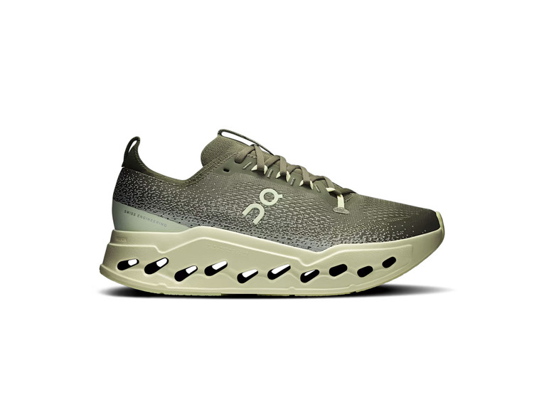 On Cloudsurfer max loopschoen olive/seedling heren