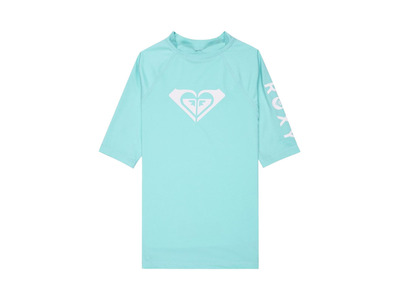 Roxy whole hearted rash vest aqua splash meisjes
