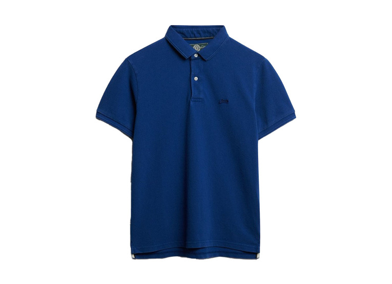 Superdry classic pique polo bay blue heren