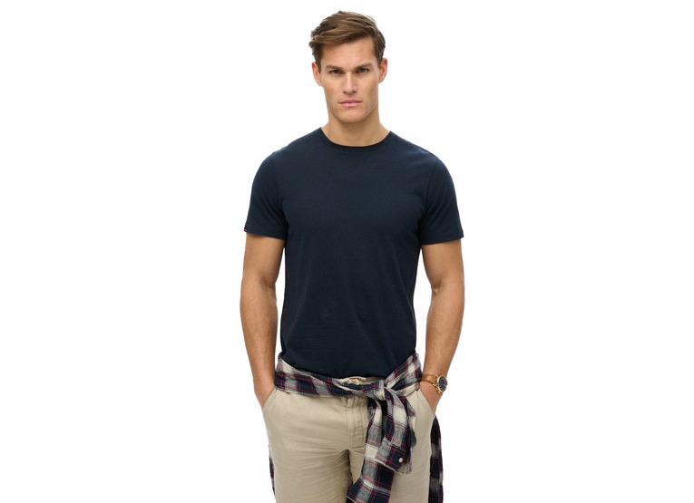 Superdry classic essential T-shirt eclipse navy heren