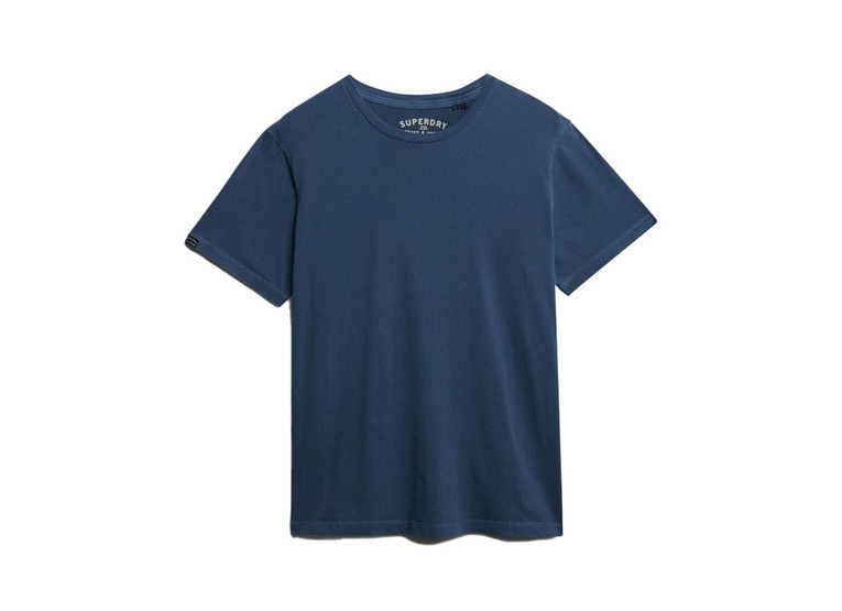 Superdry classic essential T-shirt dry slate blue heren