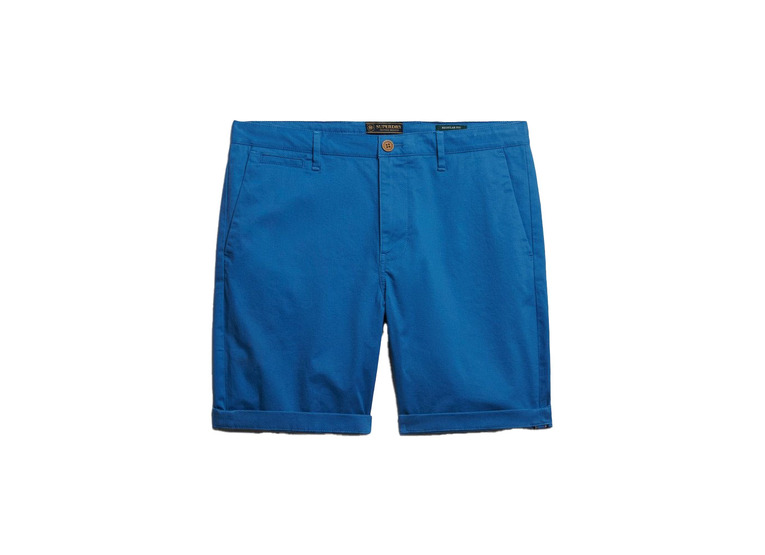 Superdry Premium chino short cali blue heren
