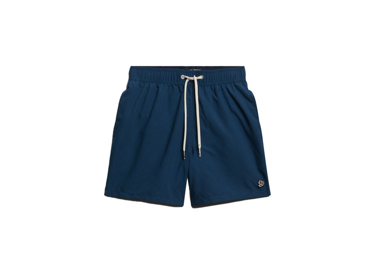 Superdry zwemshort met geborduurd logo blue bottle heren