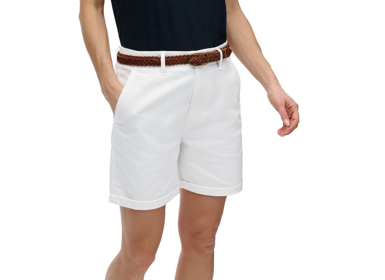Superdry chino short wit dames