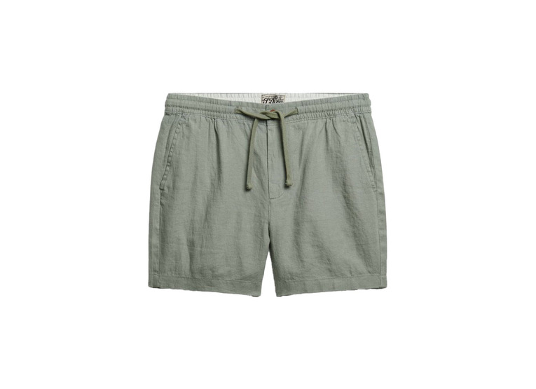 Superdry The merchant linnen short bay green heren