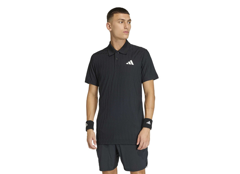Adidas Climacool+ airchill freelift tennispolo zwart heren