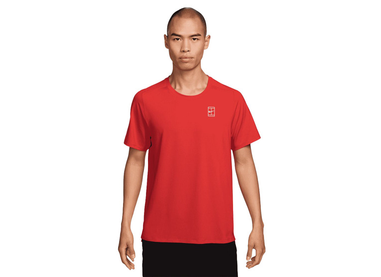NikeCourt advantage Dri-FIT T-shirt rood heren
