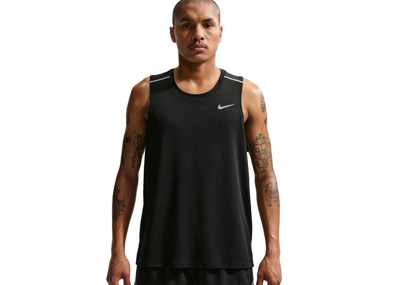 Nike Miler hardlooptanktop zwart heren