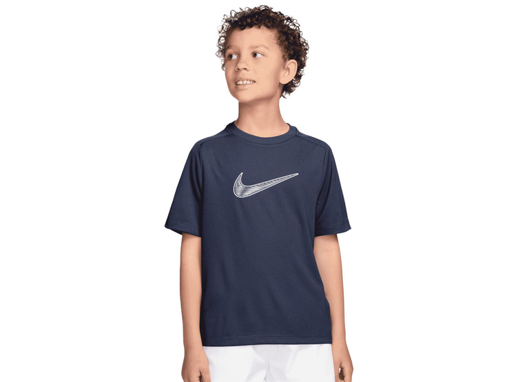 Nike multi Dri-FIT T-shirt donkerblauw KIDS